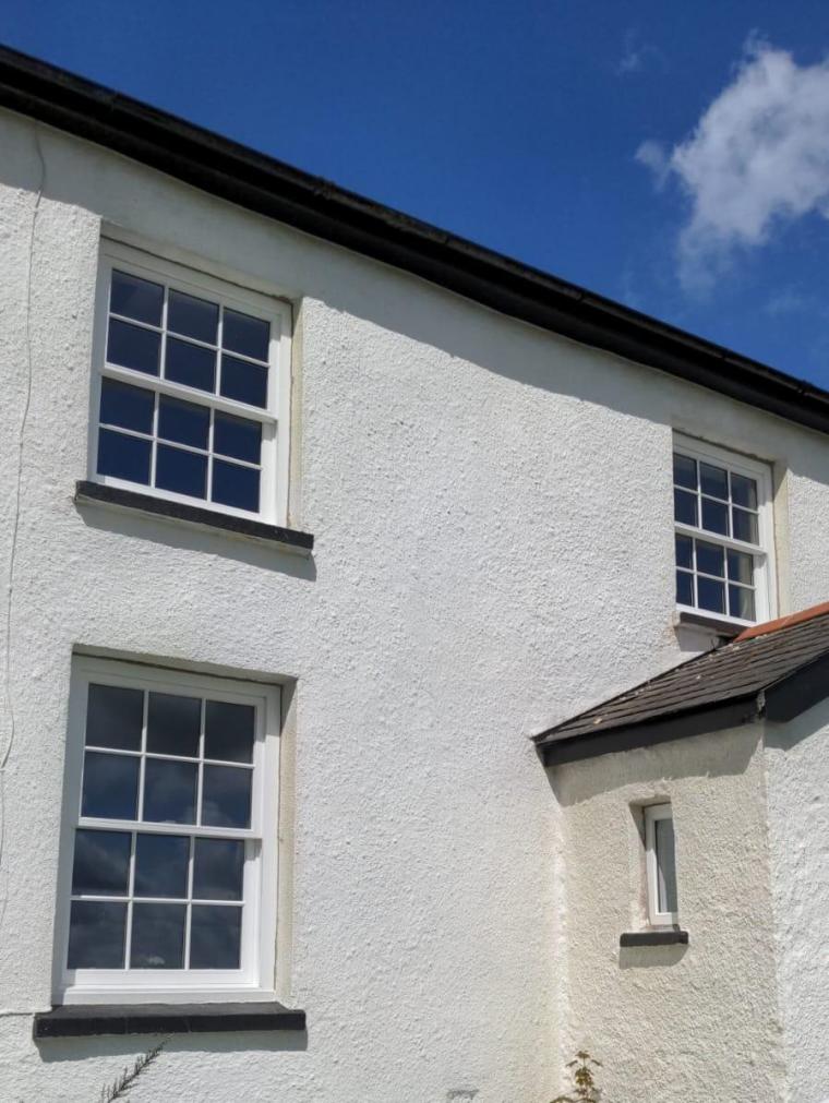 Wood Sash Windows in a Conservation Area house