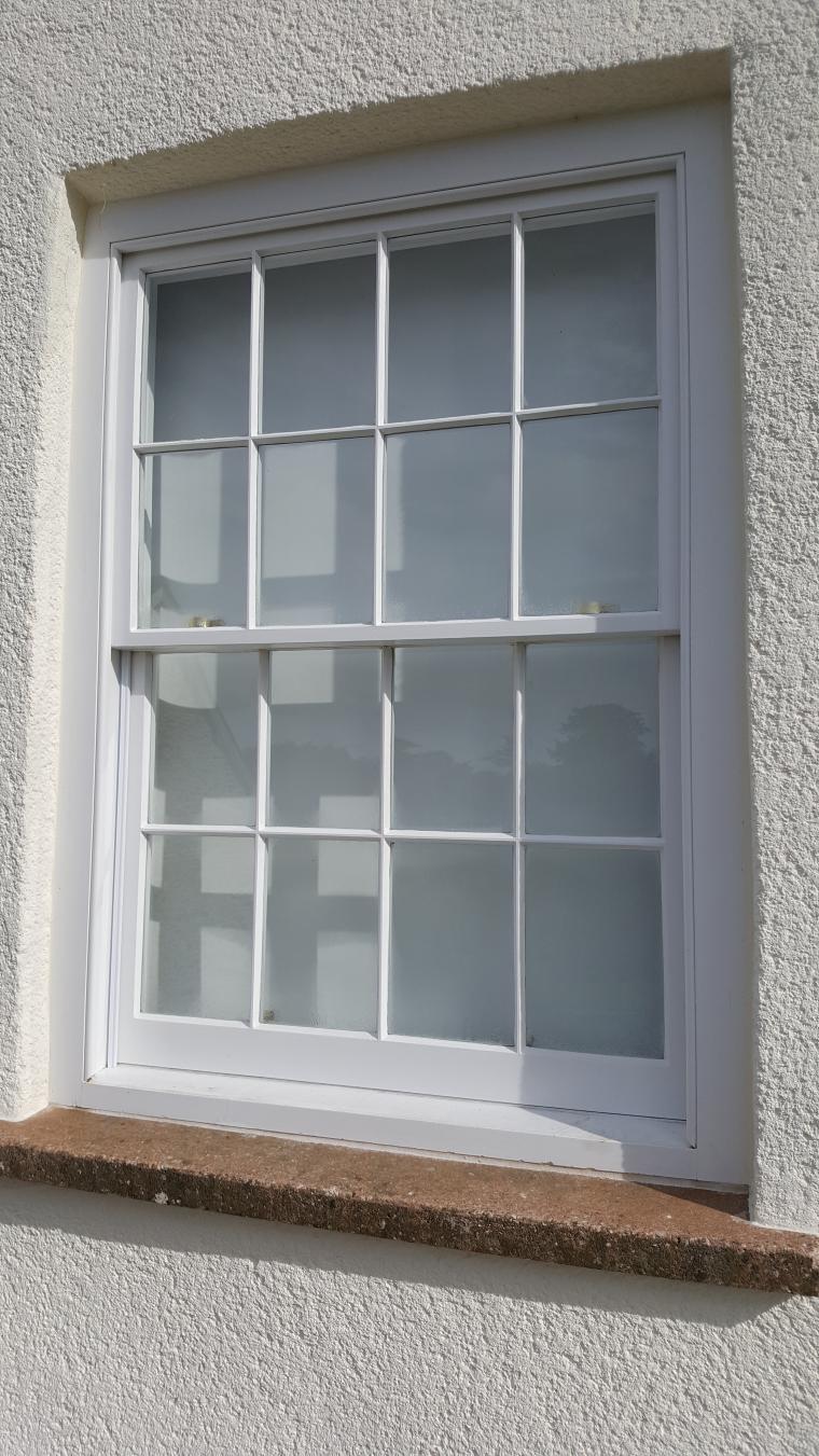 wood Sash Windows in a Conservation Area house